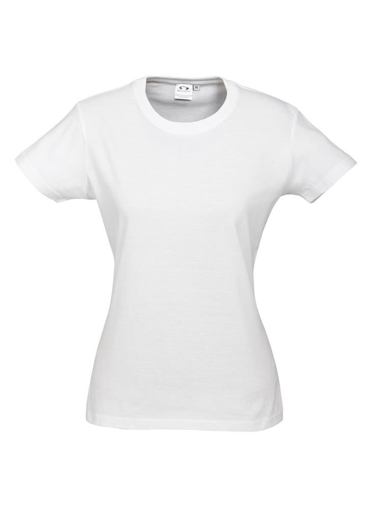 Biz Collection-Biz Collection Ladies Ice Tee 3rd  ( 3 Colour )-White / 6-Corporate Apparel Online - 4