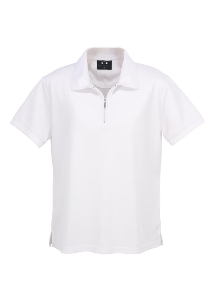 Biz Collection-Biz Collection Ladies Micro Waffle Polo-White / 8-Corporate Apparel Online - 7