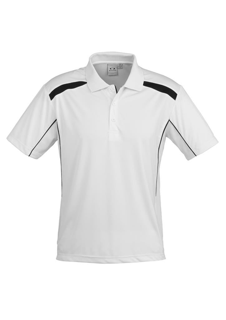 Biz Collection-Biz Collection Mens United Short Sleeve Polo 2nd  ( 10 Colour )-White / Black / Small-Corporate Apparel Online - 6
