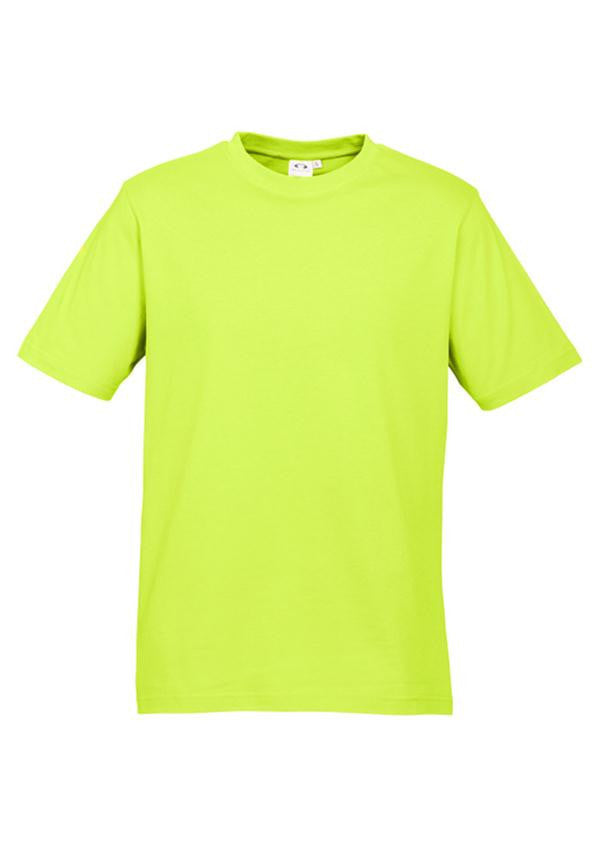 Biz Collection-Biz Collection Mens Ice Tee 2nd  ( 10 Colour )-Fluoro Yellow/Lime / S-Corporate Apparel Online - 9