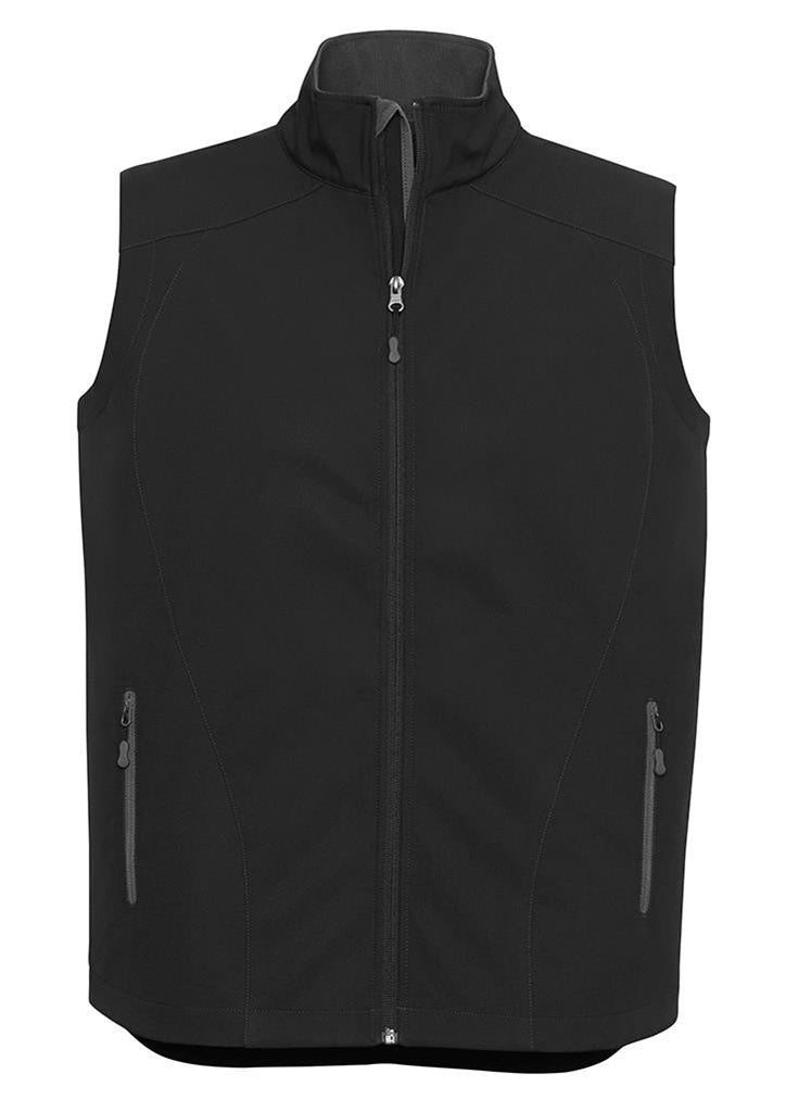 Biz Collection-Biz Collection Mens Geneva Vest-Black/Graphite / S-Corporate Apparel Online - 5