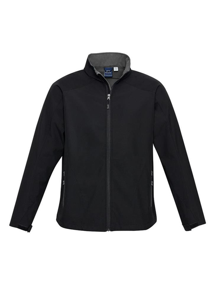 Biz Collection-Biz Collection  Kids Geneva Softshell Jacket-Black/Graphite / 6-Corporate Apparel Online - 4