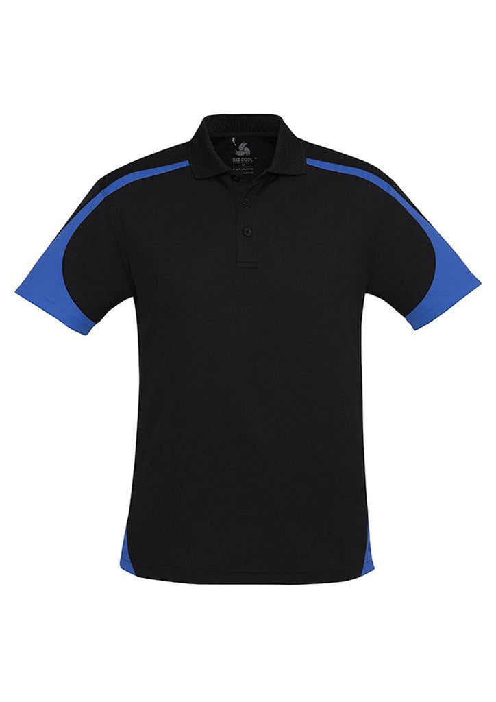 Biz Collection-Biz Collection Mens Talon Polo-Black/Royal / S-Corporate Apparel Online - 7