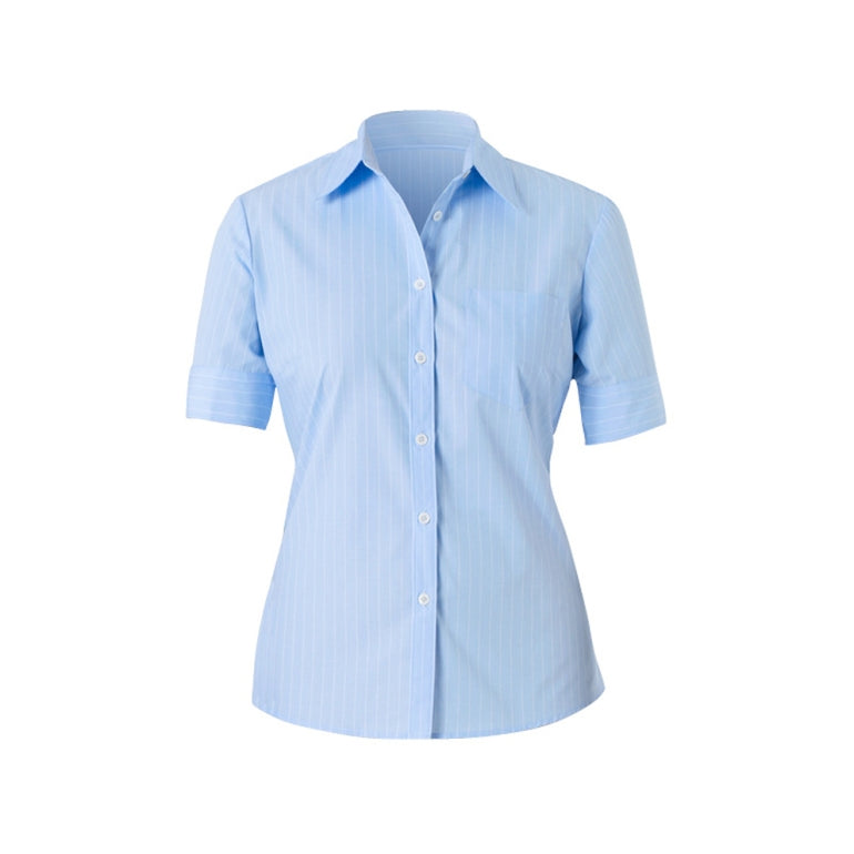 NNT Uniforms Cotton Blend Stripe S/S Sction Bk Shirt (CAT479)