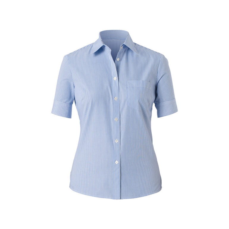 NNT Uniforms Cotton Blend Balance Stripe S/S Sction Bk Shirt (CAT47A)