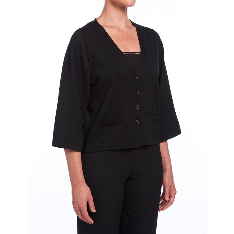 NNT Uniforms Wide Sleeve Cropped Knit Cardigan(CAT5CA)