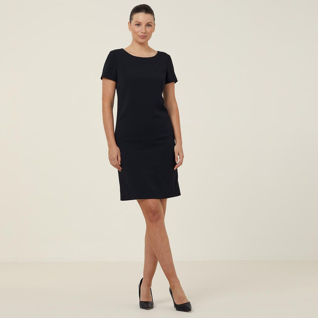 NNT Uniforms Crepe Stretch Short Sleeve Dress(CAT62U) – Corporate