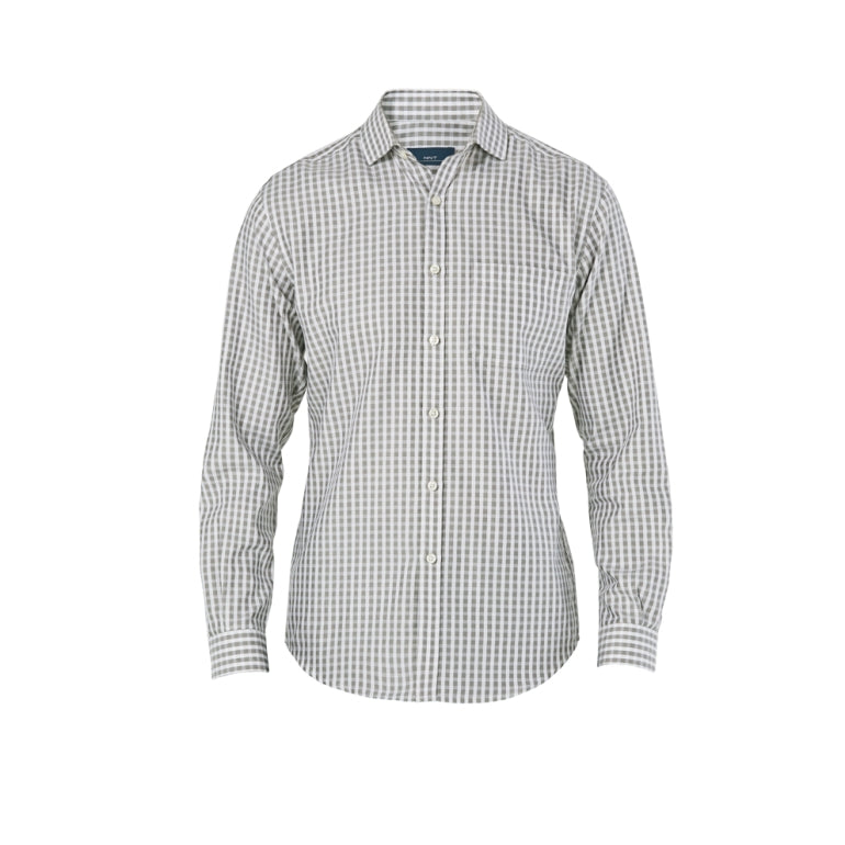 NNT Uniforms Dobby Check 100% Cotton Long Sleeve Shirt(CATDWX)