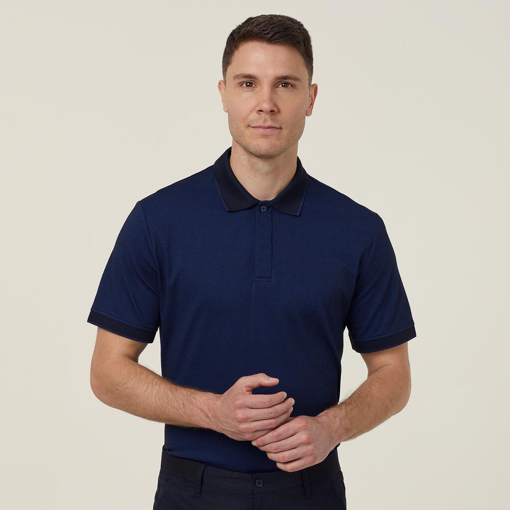 NNT Uniforms Textured Short Sleeve Polo(CATJA4)