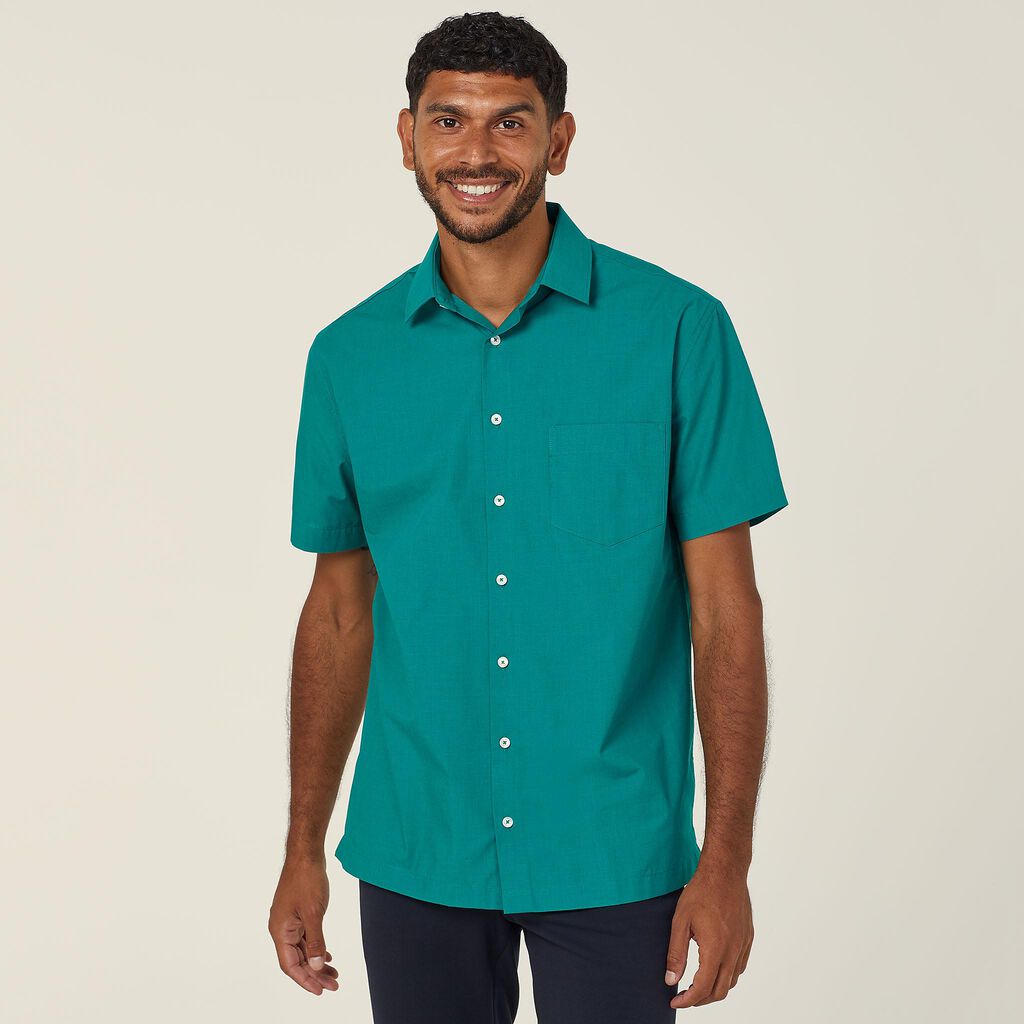 NNT Textured Mens Short Sleeve Shirt (CATJB7)