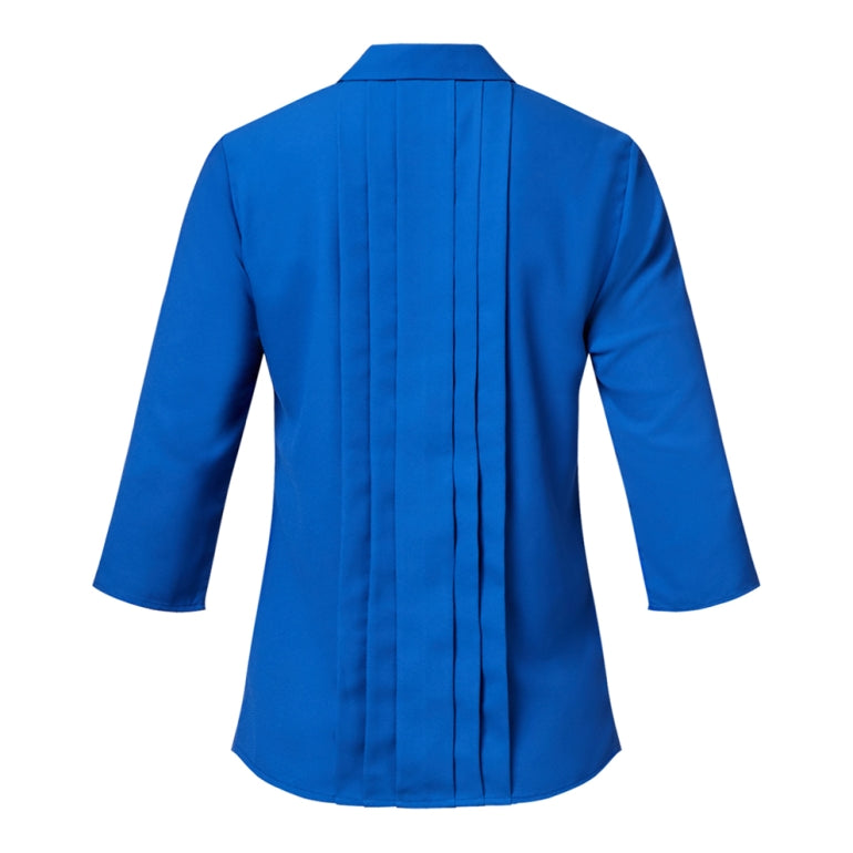NNT Uniforms 3/4 Sleeve Pleat Detail Blouse(CATUDK)