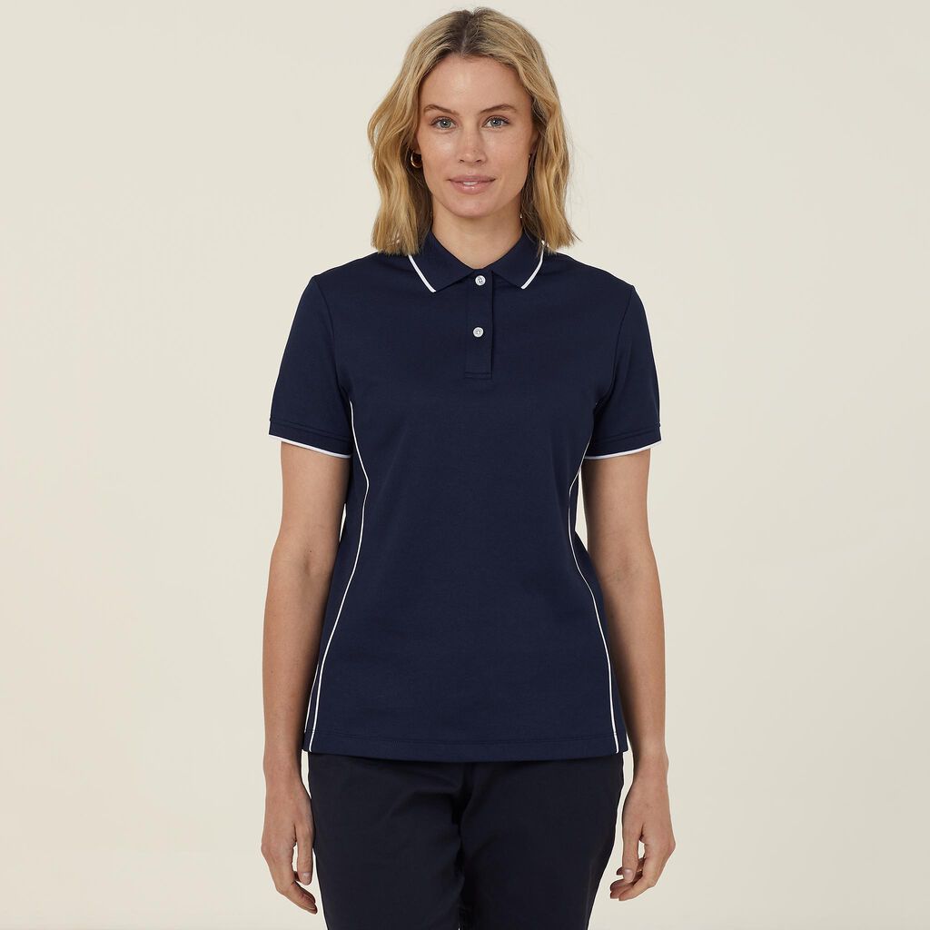 NNT Short Sleeve Tipped Collar Anti-bac Polyface Polo(CATUF7)