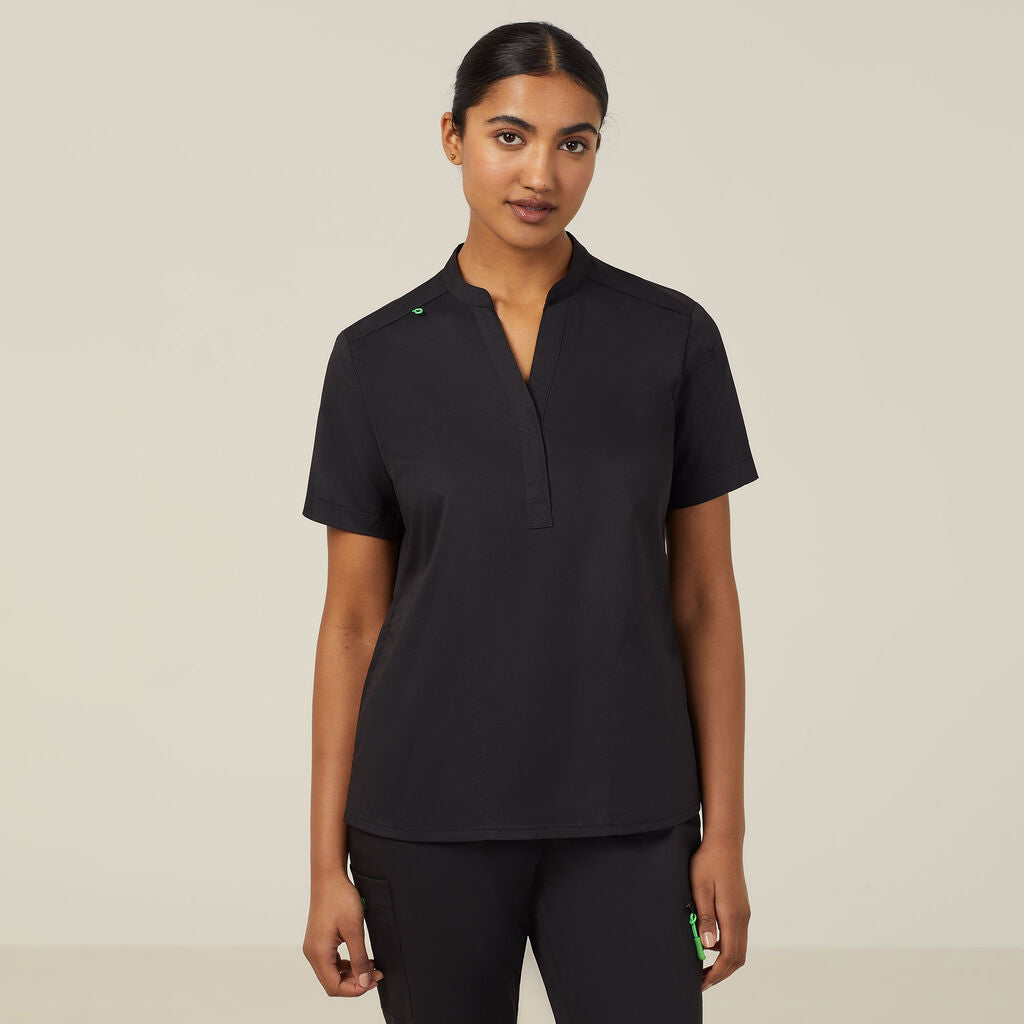 NNT Blackburn Mandarin Collar Scrub Top (CATUMM)