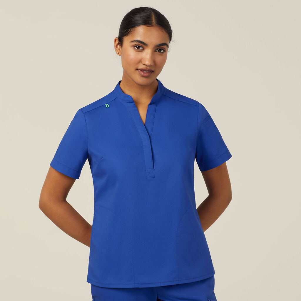 NNT Blackburn Mandarin Collar Scrub Top (CATUMM)