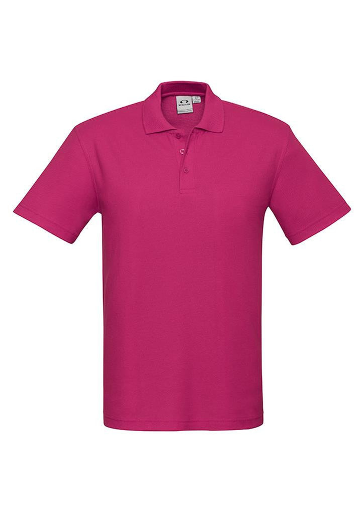 Biz Collection Mens Crew S/S Polo-(P400MS)