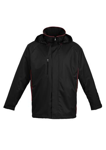 Biz Collection-Biz Collection Unisex Core Jacket-Black / Red / XXS-Corporate Apparel Online - 2