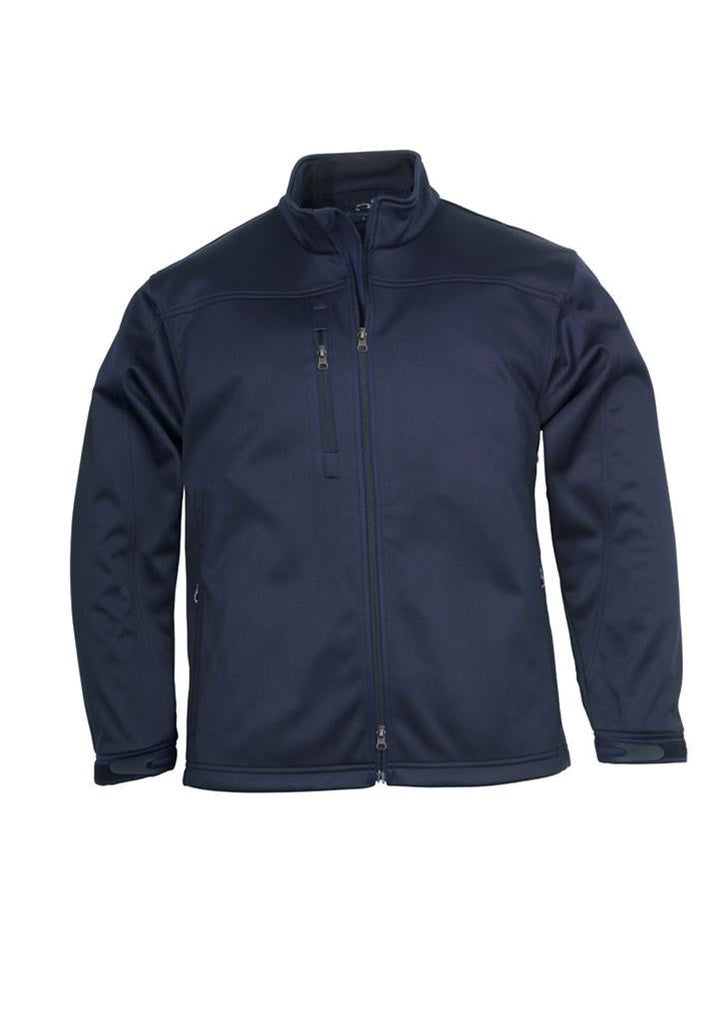 Biz Collection-Biz Collection Mens Soft Shell Jacket-Navy / S-Corporate Apparel Online - 2