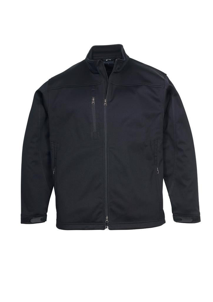 Biz Collection-Biz Collection Mens Soft Shell Jacket-Black / S-Corporate Apparel Online - 3