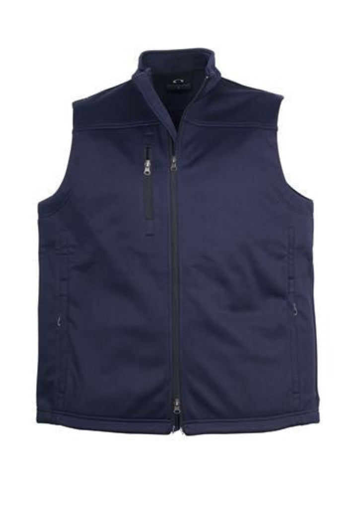 Biz Collection-Biz Collection Mens Soft Shell Vest-Navy / S-Corporate Apparel Online - 2