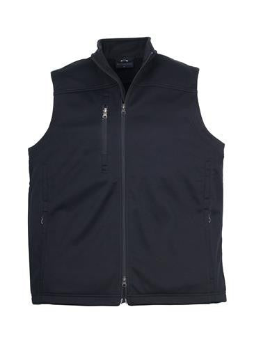 Biz Collection-Biz Collection Mens Soft Shell Vest-Black / S-Corporate Apparel Online - 3