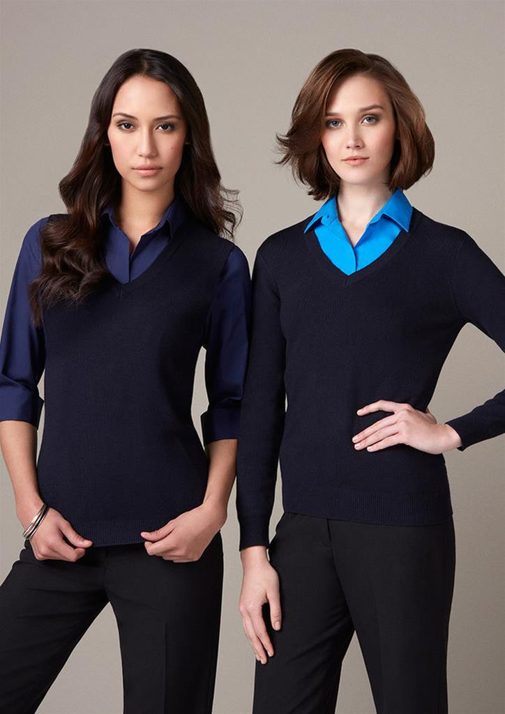 Biz Collection-Biz Collection Ladies V Neck Pullover--Corporate Apparel Online - 1