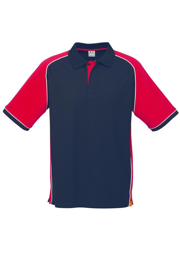 Biz Collection-Biz Collection Mens Nitro Polo-Navy / Red / White / S-Corporate Apparel Online - 10