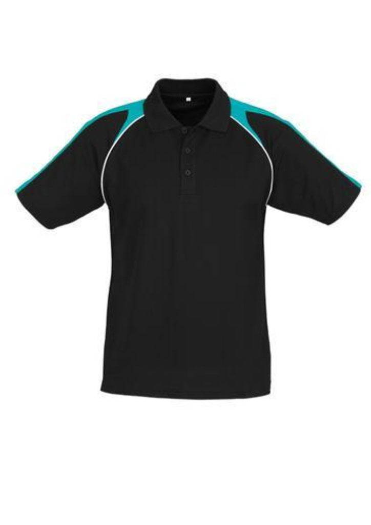 Biz Collection-Biz Collection Mens Triton Polo-Black / Teal / White / S-Corporate Apparel Online - 6