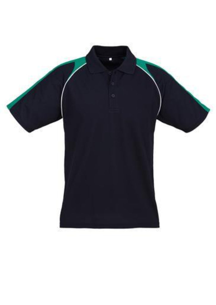 Biz Collection-Biz Collection Mens Triton Polo-Navy/Kelly Green/White / S-Corporate Apparel Online - 2