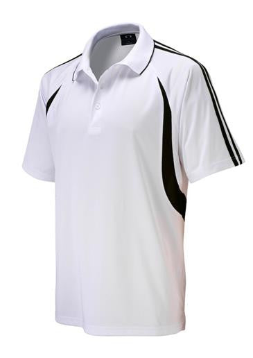 Biz Collection-Biz Collection Kids Flash Polo 2nd (6 colour)-White/Black / 4-Uniform Wholesalers - 2