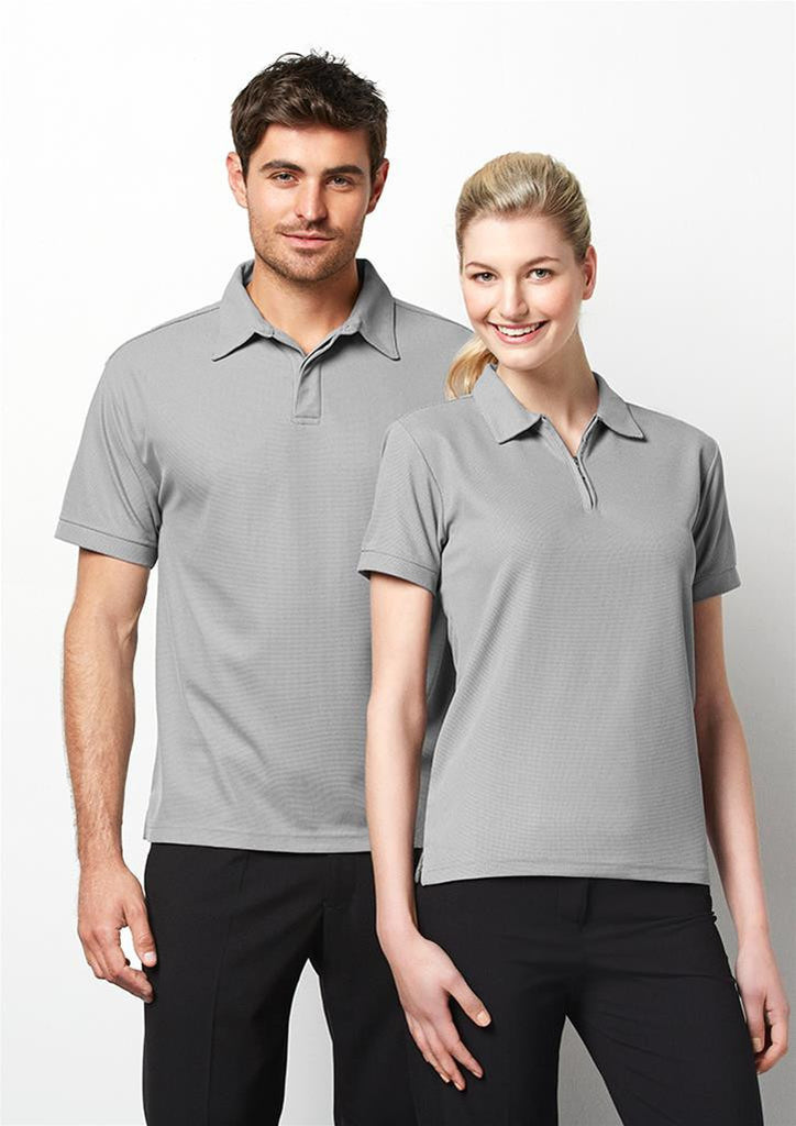 Biz Collection-Biz Collection Ladies Micro Waffle Polo--Corporate Apparel Online - 1