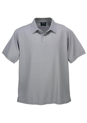 Biz Collection-Biz Collection Mens Micro Waffle Polo-Silver Grey / Small-Corporate Apparel Online - 13