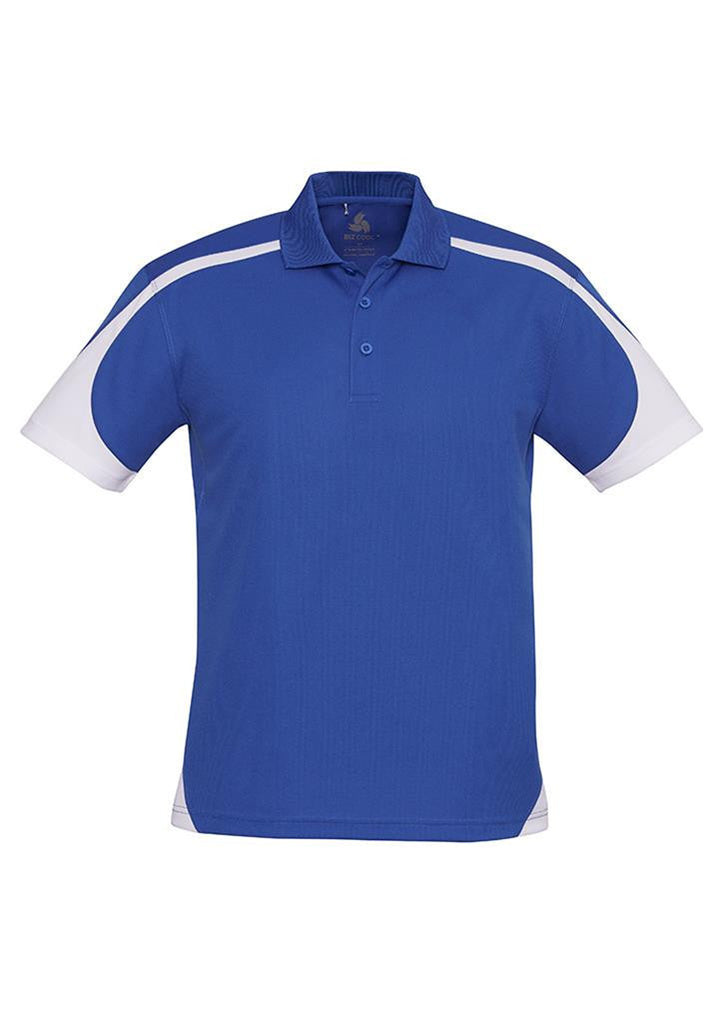 Biz Collection-Biz Collection Mens Talon Polo-Royal/White / S-Corporate Apparel Online - 11