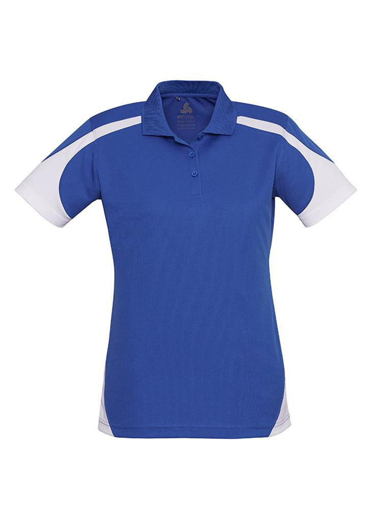 Biz Collection-Biz Collection Ladies Talon Polo-Royal/White / 8-Corporate Apparel Online - 10