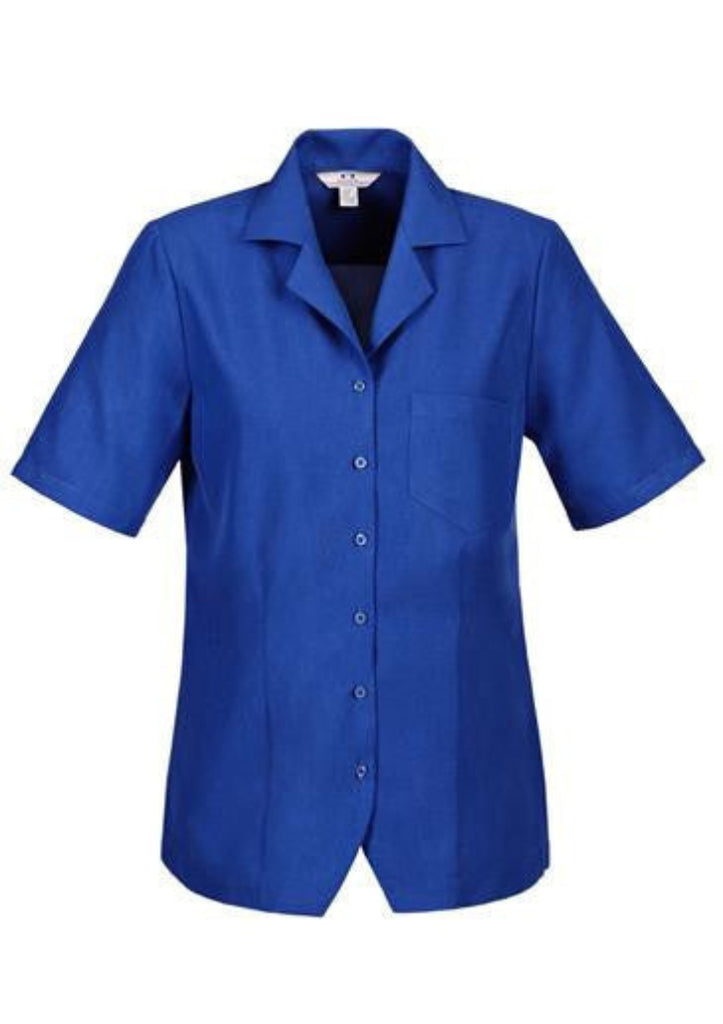 Biz Collection-Biz Collection Ladies Oasis Plain Overblouse-Electric Blue / 6-Corporate Apparel Online - 2