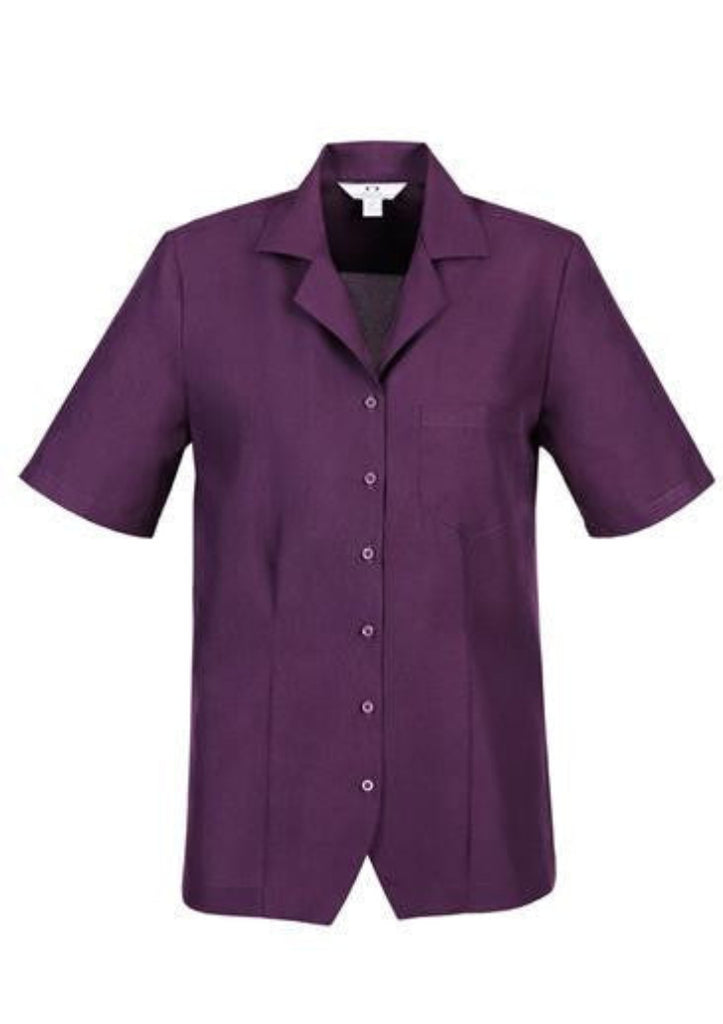 Biz Collection-Biz Collection Ladies Oasis Plain Overblouse-Grape / 6-Corporate Apparel Online - 3