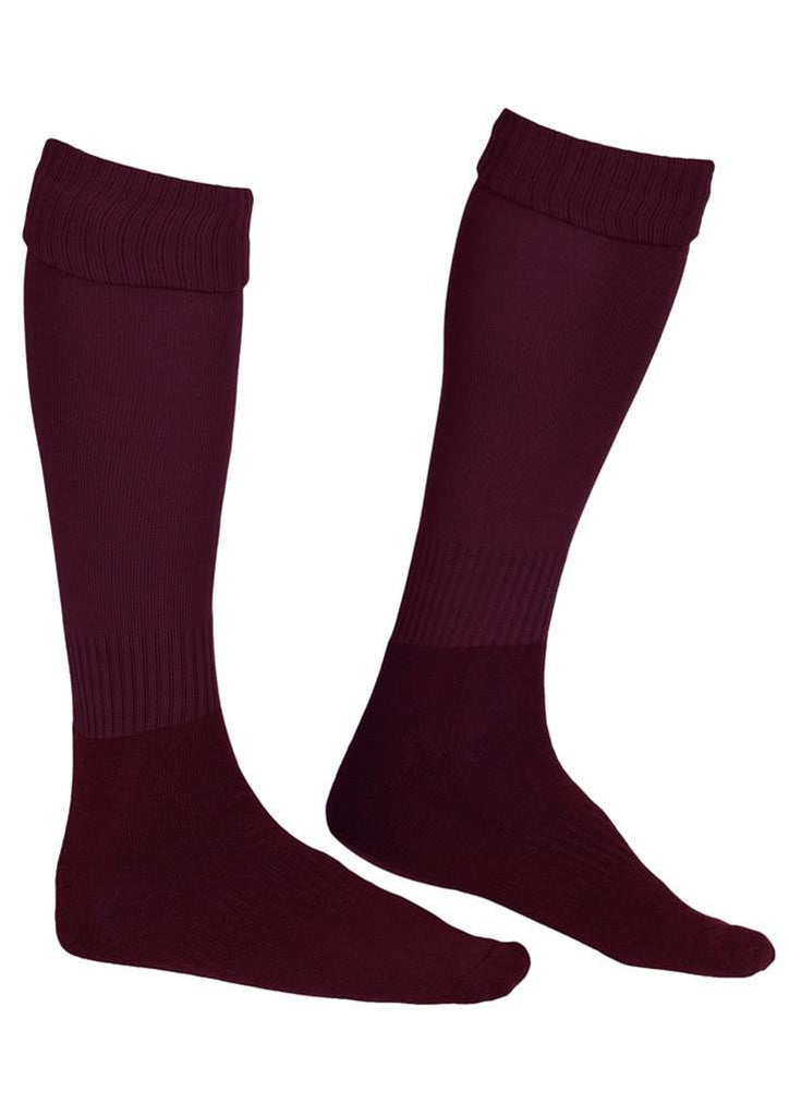 Biz Collection-Biz Collection Unisex Team Socks-Maroon / S-Corporate Apparel Online - 2