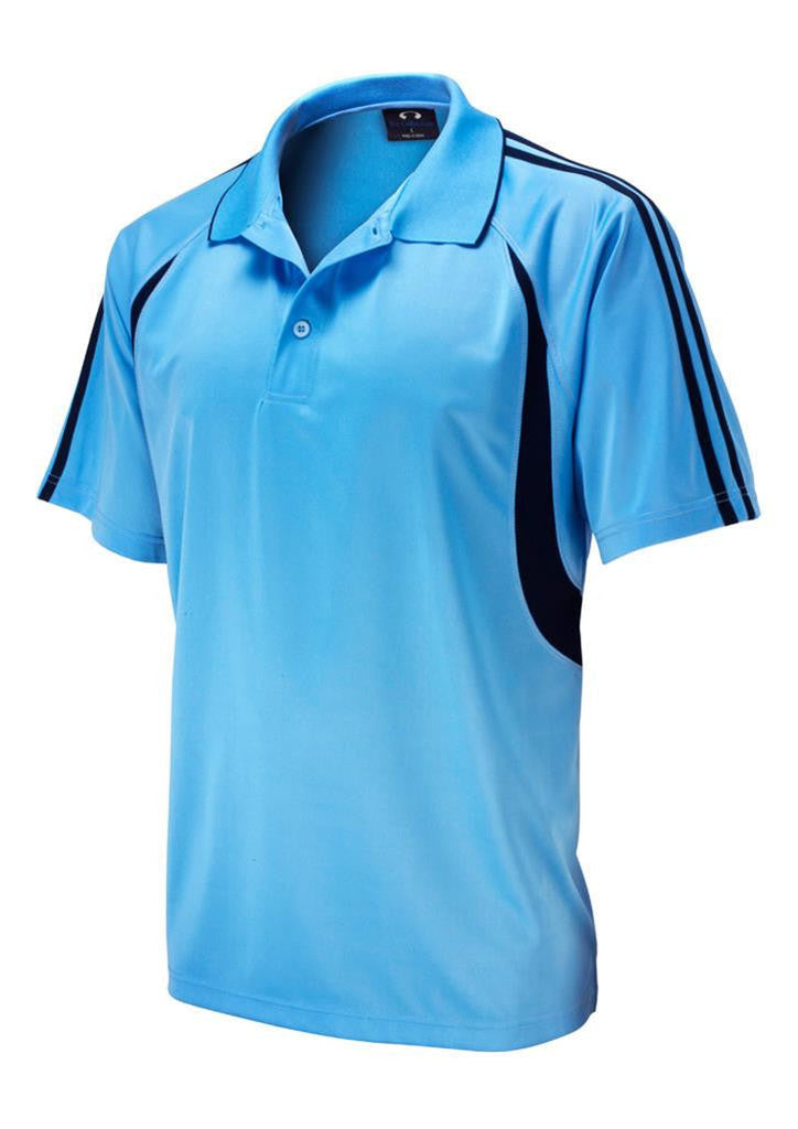 Biz Collection-Biz Collection Kids Flash Polo 2nd (6 colour)-Spring Blue / 4-Uniform Wholesalers - 6