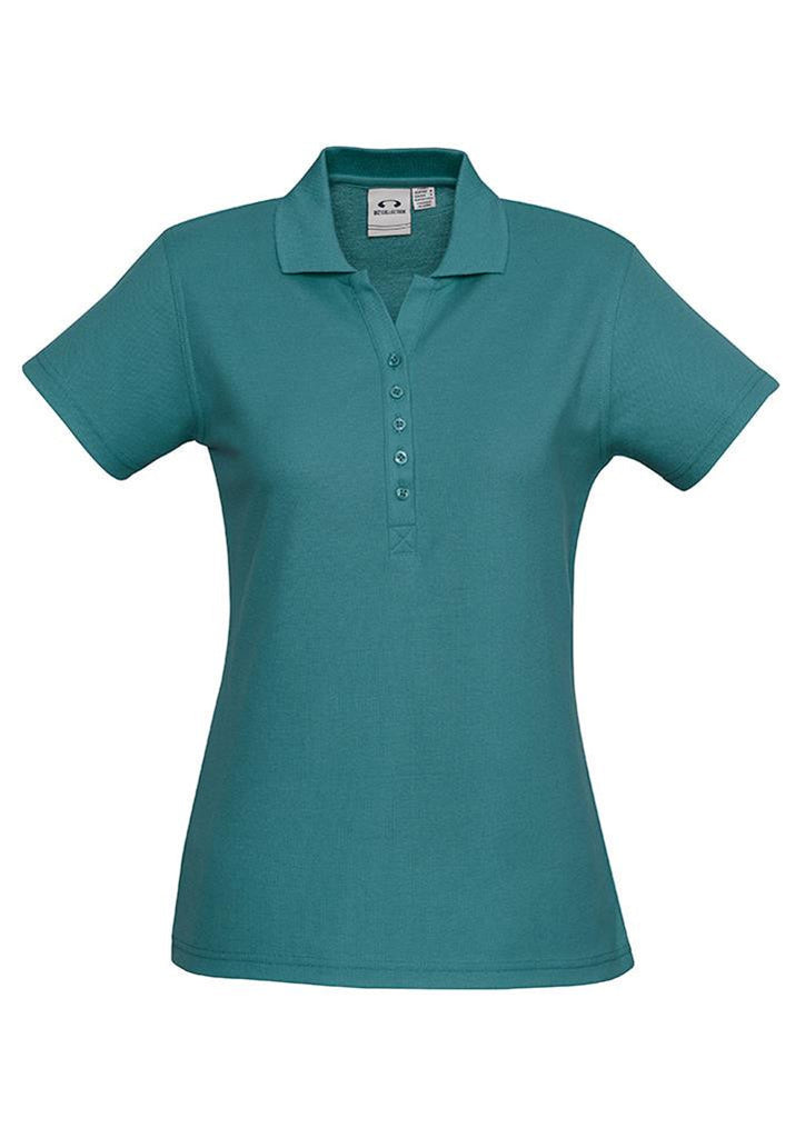 Biz Collection-Biz Collection Ladies Crew Polo(1st 10 Colours)-Teal / 8-Corporate Apparel Online - 6