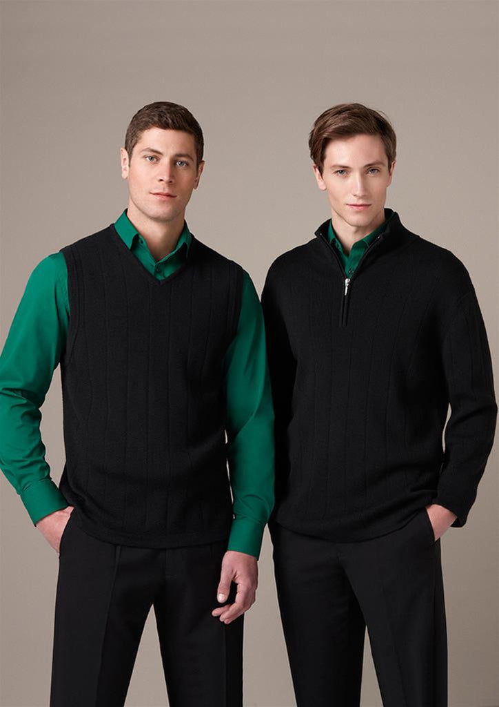 Biz Collection-Biz Collection Mens 80/20 Wool-Rich Pullover--Corporate Apparel Online - 1