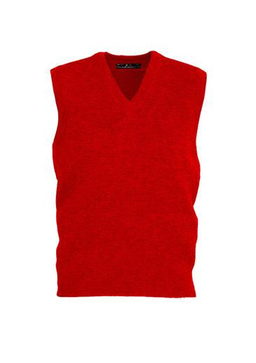 Biz Collection-Biz Collection Mens  Woolmix Vest-Red / XS-Corporate Apparel Online - 5