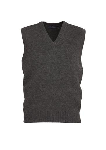 Biz Collection-Biz Collection Mens  Woolmix Vest-Charcoal / XS-Corporate Apparel Online - 4